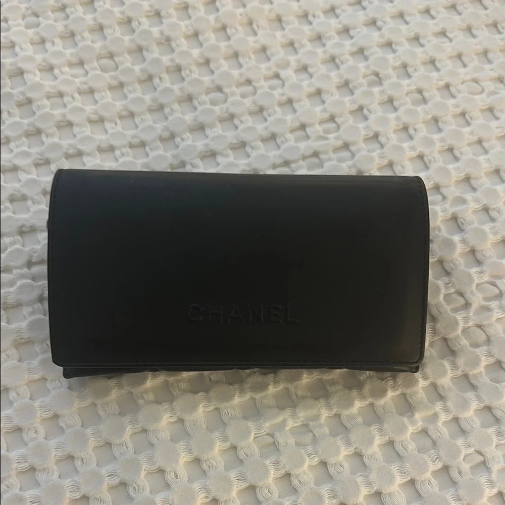 CHANEL  Lambskin Leather Sunglasses Case.